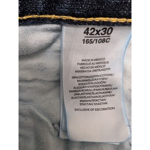 Polo Ralph Lauren Jeans Mens 42X30 Blue The Hampton Relaxed Straight - Picture 9 of 11